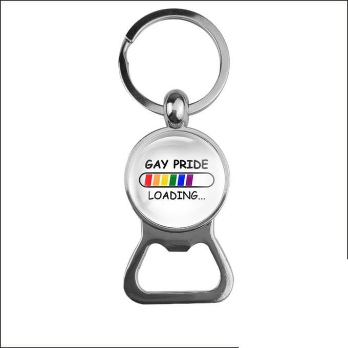 Bieropener Glas - Gay Pride Loading