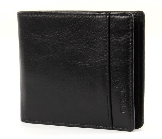 PICARD portemonnee Buddy 1 Slim Wallet Black zwart