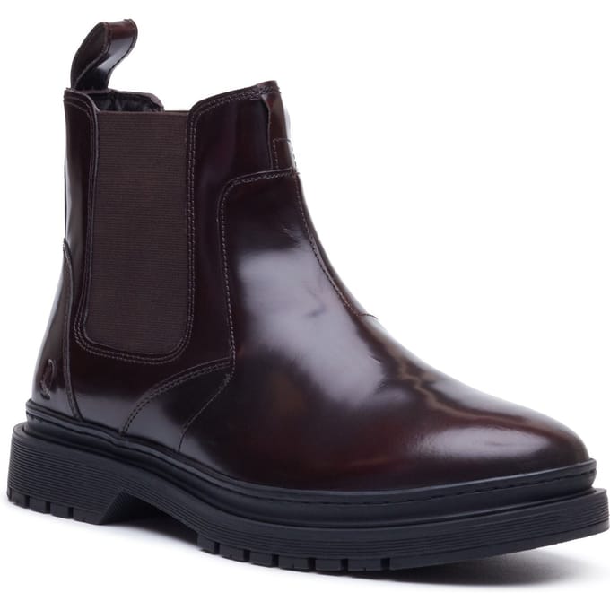 Hush Puppies Jamie Leren Heren Bordeaux Boots