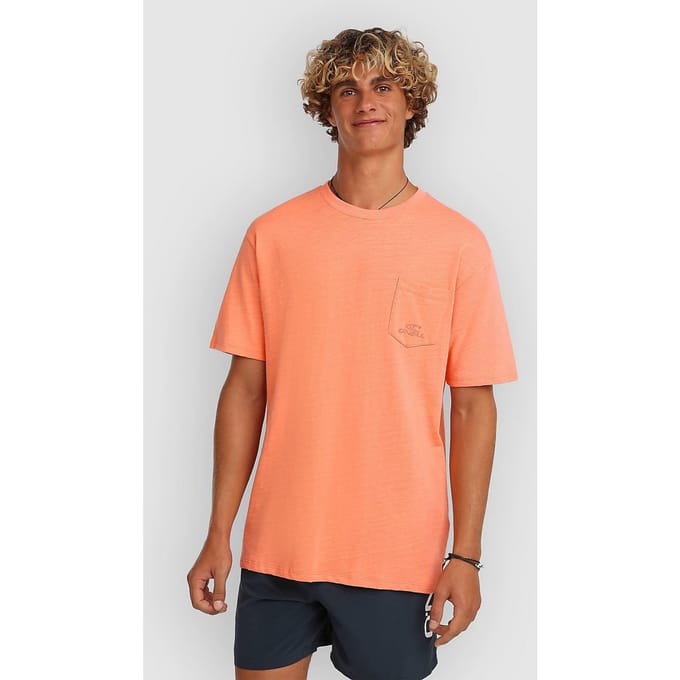 O'Neill Slub Chest Pocket T-Shirt oranje