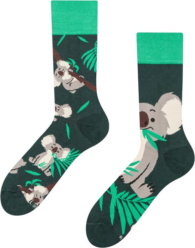 Mismatch Sokken Koala & Blaadjes 43-46