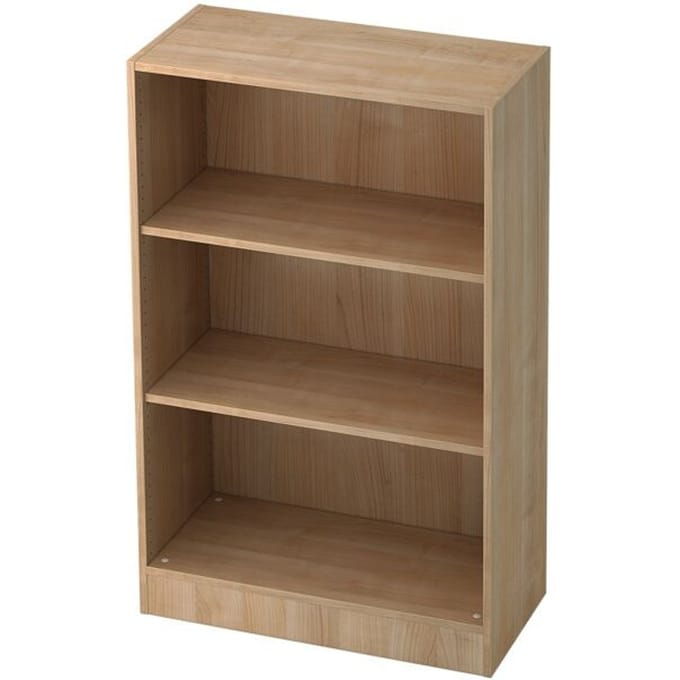 TARVIS boekenkast, B 800 x T 400 x H 1270 mm, 3 OH, notendecor