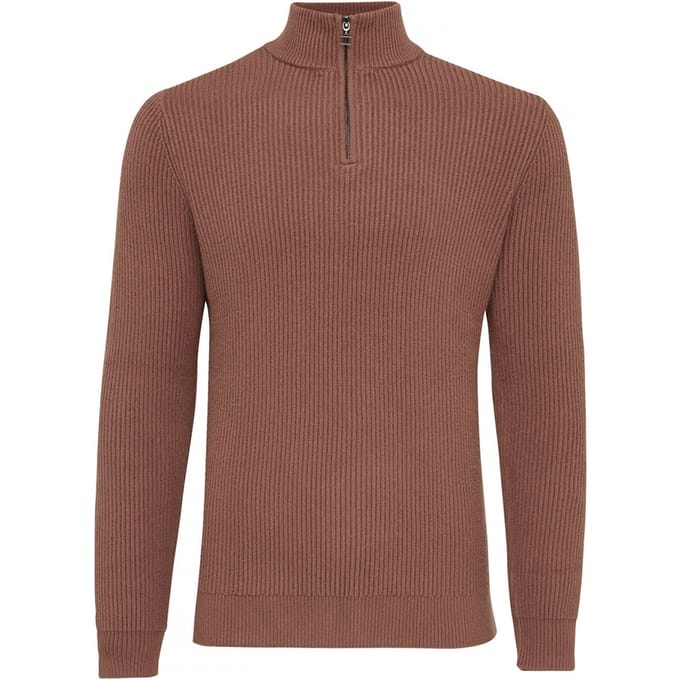 Tresanti BACCA Pullover with half zipper Light brown (TRKWHE084 - 401)