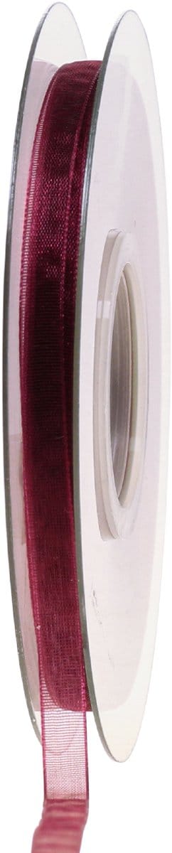 Organza lint Bordeaux nylon lint 6mm 50m