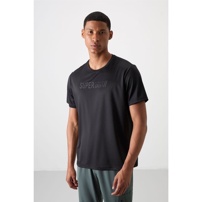 Heren Gedrukt Ronde Hals T-Shirt