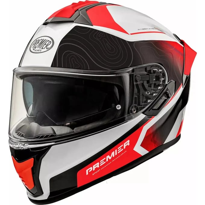 Volle motorhelm Premier Evolzne DK 2