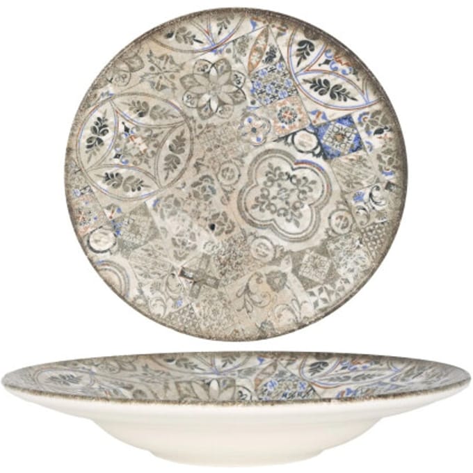 Rinart Pastabord - Miriana - Porselein - 27 cm (400cc) - set van 2