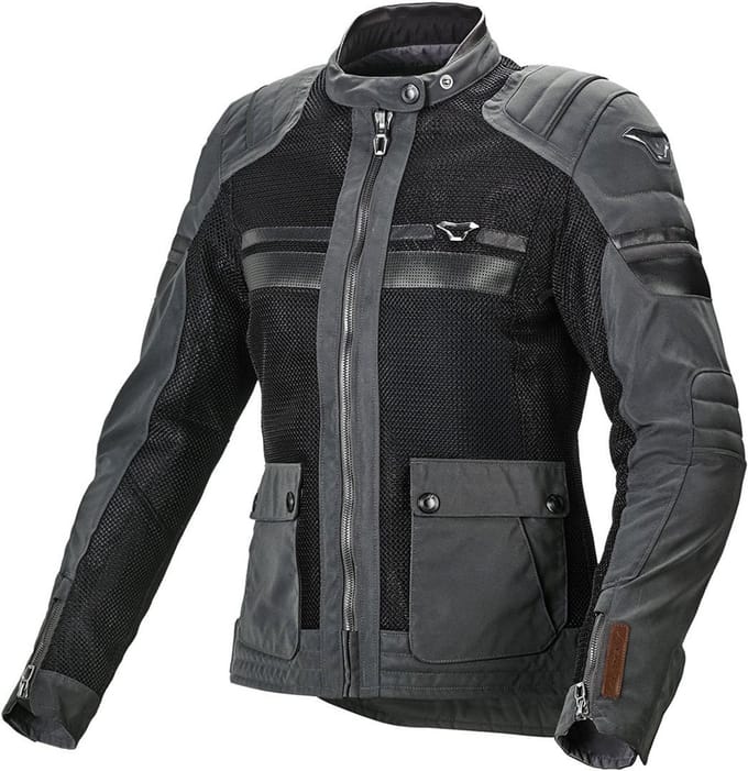 Macna Fluent NightEye Dames Motorfiets Textiel Jas -