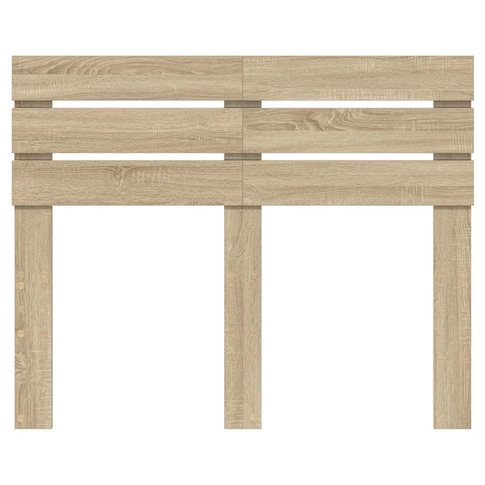 vidaXL Hoofdbord Sonoma Eiken Bewerkt hout