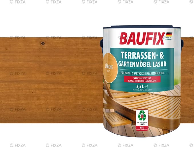 BAUFIX Terras en tuinmeubelbeits lariks 2,5 Liter