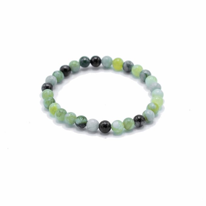 Edelsteen Manifestatie Armband - Olijf Jade - Genezing