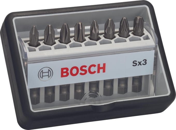 Bosch - 8-delige Robust Line bitset Sx Extra Hard 49 mm, 8-delig