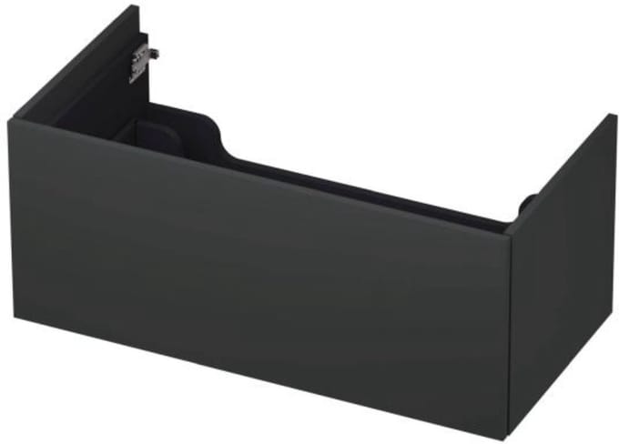 INK - Onderkast 1 Lade Push 2 Open Bestaande Uit - 900x450x376 Mm - Mat Antraciet