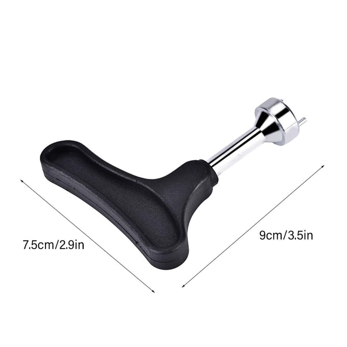 Duurzame Handheld Golfschoenen Cleats Sleutel Verwijderaar Verwijderen Onderhoudstool Accessoire black