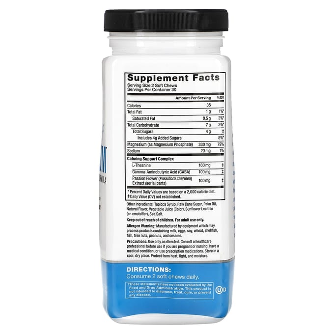 Force Factor, Ultimate Magnesium, Orange Creamsicle, 330mg, 60 Zachte Kauwsnoepjes (165mg per kauwtablet)