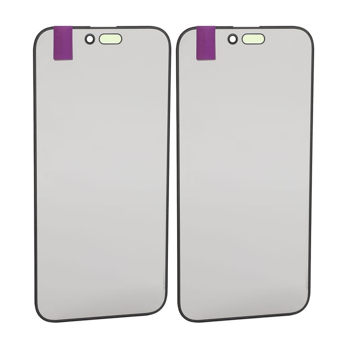 2 Pièces Verre d'écran pour IOS 15 Pro Maximum Verre d'objectif extérieur avant Remplacement d'écran avec OCA