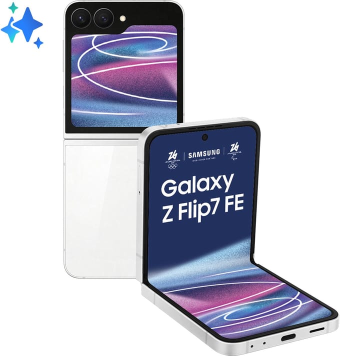 Samsung Galaxy Z Flip7 FE 5G – 128GB – Wit