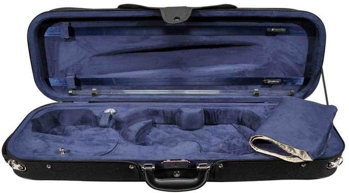 Leonardo VC-45-BU Student Series vioolkoffer rechthoekig 4/4 blauw