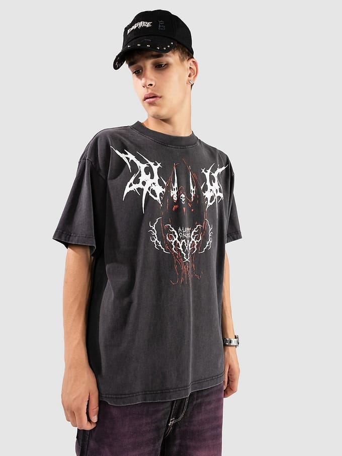 A Lost Cause Shadow Boxy T-Shirt zwart