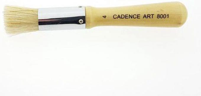 Cadence tamponeerkwast sjabloneerkwast CA-8001 No:4 voor hobby en kunst.