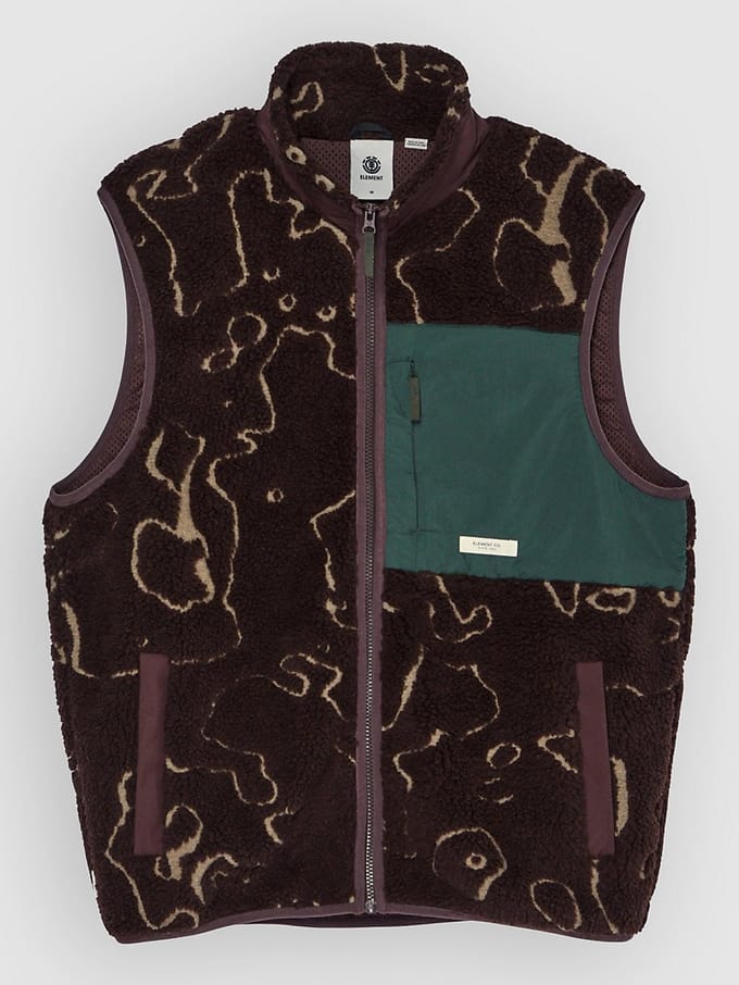 Element Lake Sherpa Bodywarmer bruin