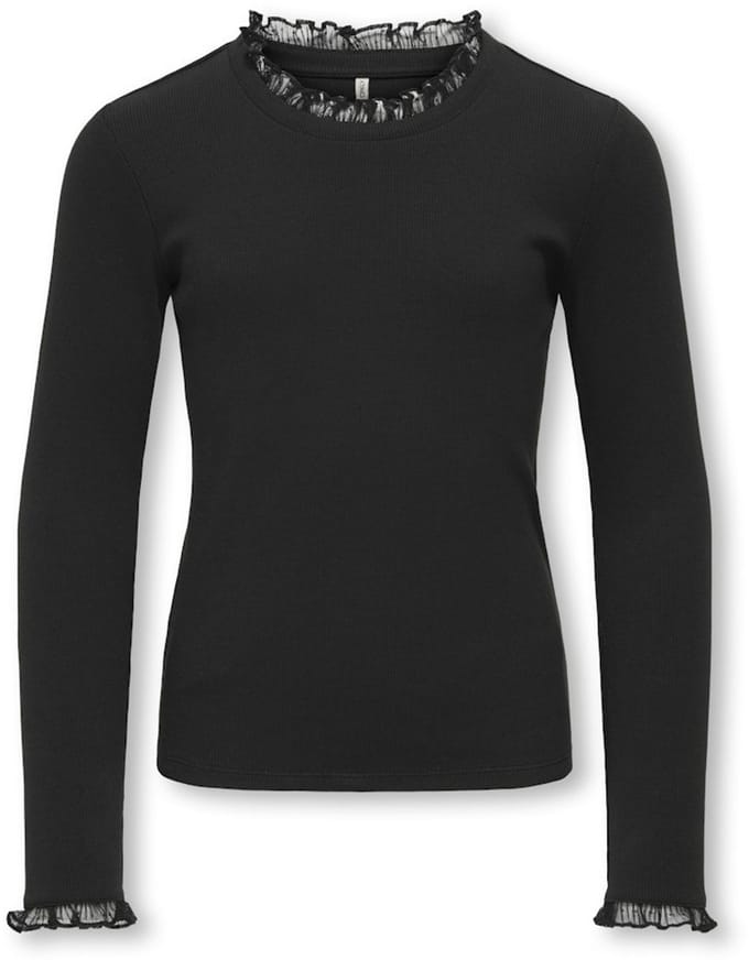 Kids ONLY winter top meisjes - zwart - KogLeslie - regular fit, longsleeve