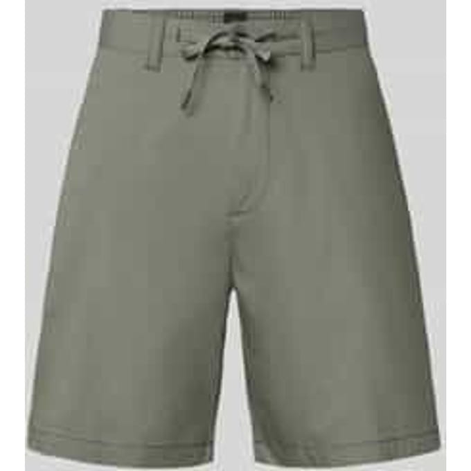 regular fit korte chino van katoenmix