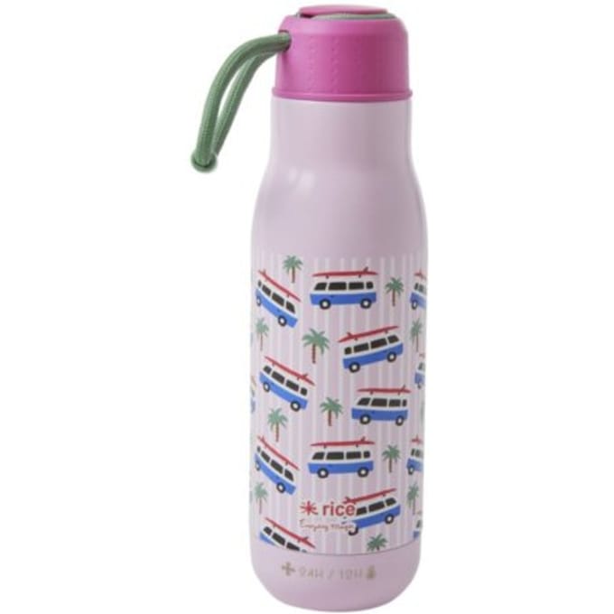 Rice rvs drinkbeker - auto’s roze