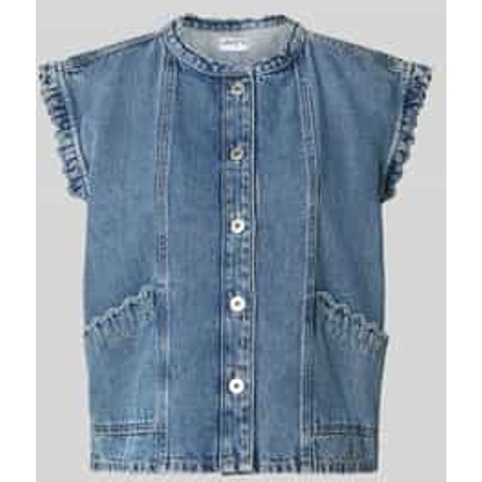 jeansgilet met steekzakken