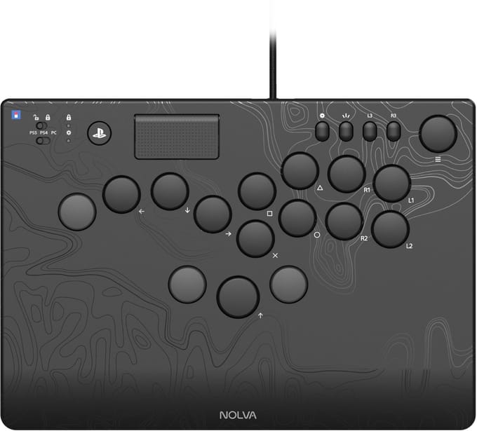 HORI NOLVA Mechanical All-Button Arcade Controller for PC & PS5 - Wired Controller - PC