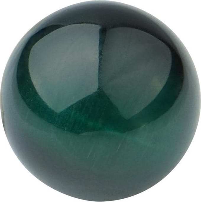 Quiges Verwisselbare Ring Steen Geslepen Bolletje 10mm - Groen - E10RHDC013