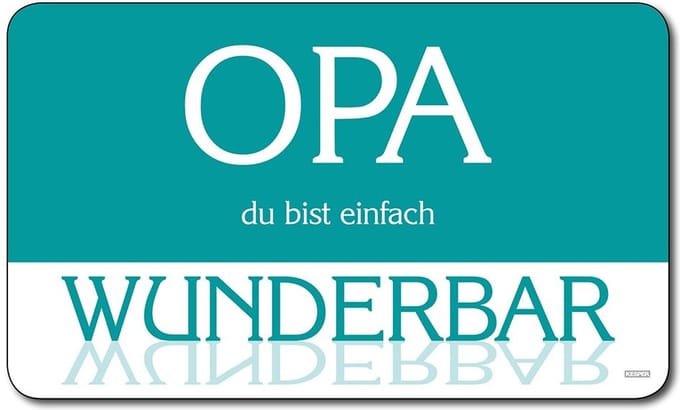Kesper 32317, Ontbijtplankjes, Öpa", set van 2, Melamine, 23.5x14cm