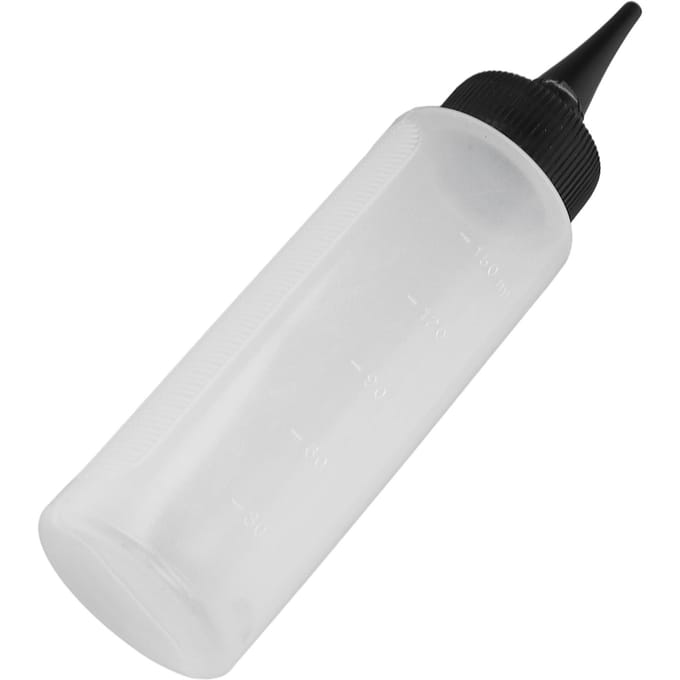 3 stuks Haarkleur Shampoo Applicator Fles Hervulbare Kapsalon Knijpfles met Deksel white