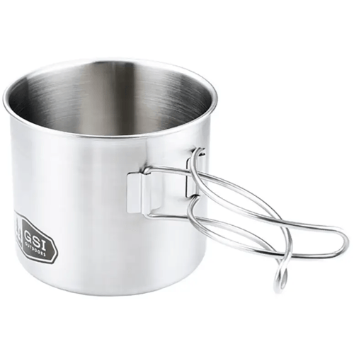 GSI Outdoors Glacier Stainless Mok/Pot 591ml - lichtgewicht - compact