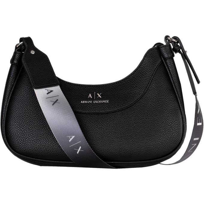 HalfMoon Shoulder Bag Wo - Black