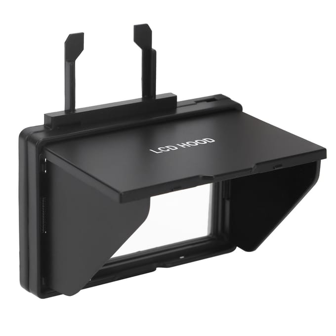 Stofdichte Digitale Camera Schermbeschermer Popup Zonnekap Schild voor Canon 6D gray