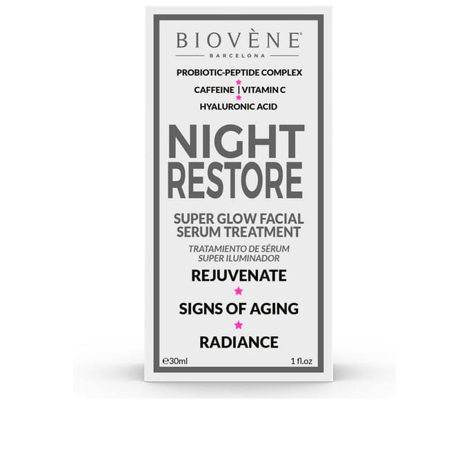 Biovene, Restauration Nuit, Régénérant, Nuit, Sérum, Pour le Visage, 30 ml
