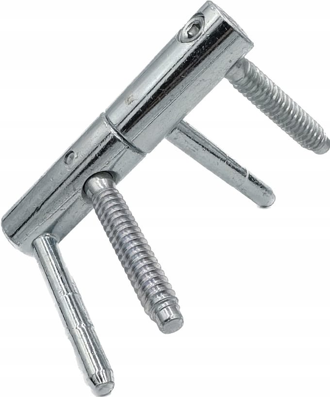 Otlav Exacta 3D scharnier wit verzinkt 16mm verstelbaar (set)