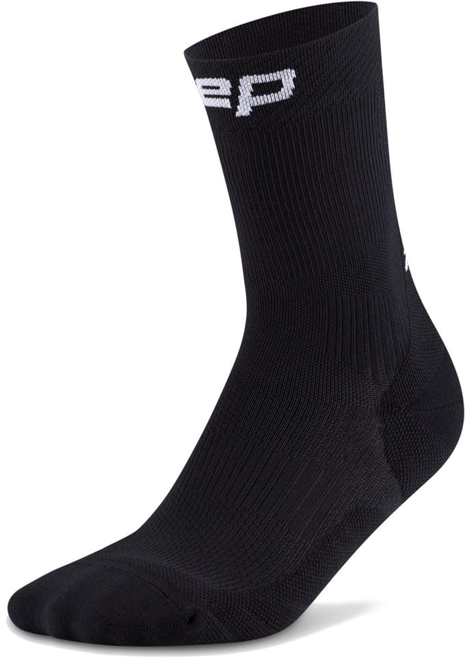 CEP Core Run Socks Mid Cut 5.0, hardloopsokken, dames, zwart