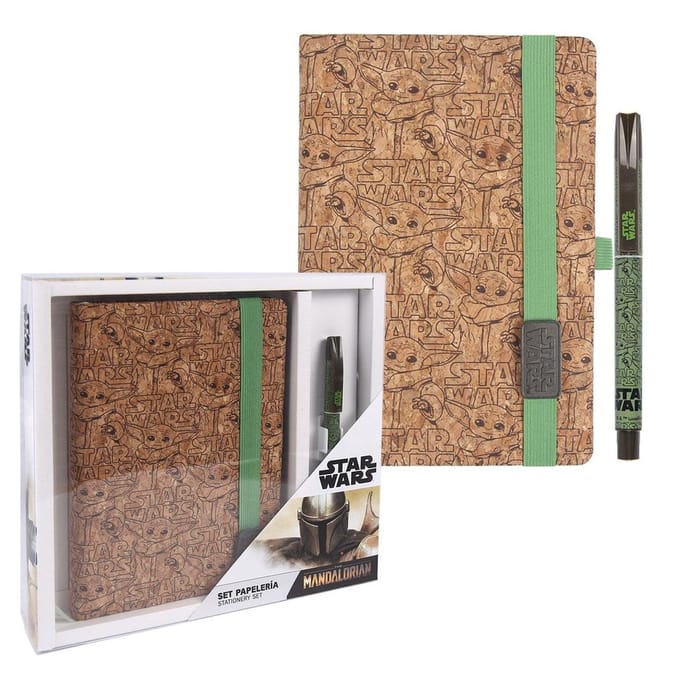 Star Wars Schrijfset The Mandalorian Junior A5 Papier Bruin