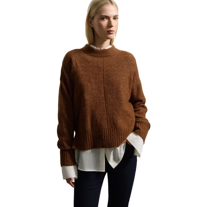 Oversized wolpull voor vrouwen Stefanel