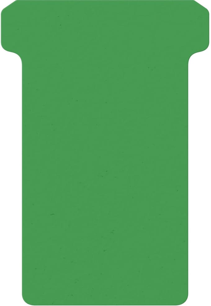 T-kaart djois formaat 2 48mm groen 100st | 5 stuks