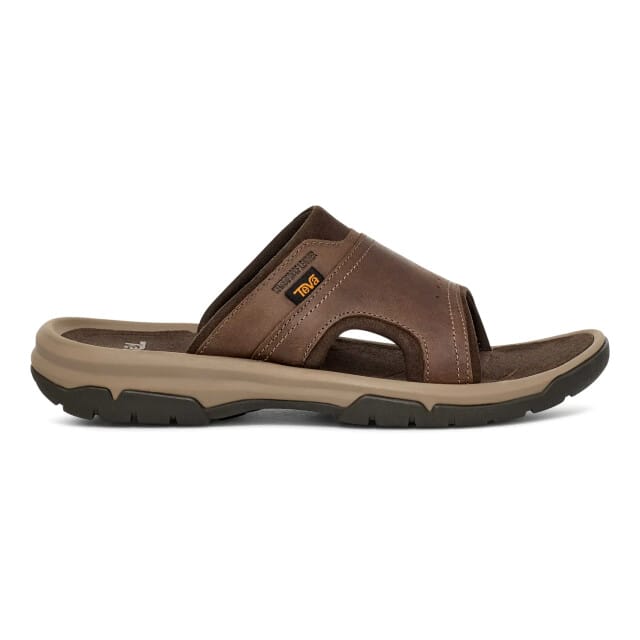 Teva Langdon Slide - heren sandaal - Bruin - maat 39.5 (EU) 6 (UK)