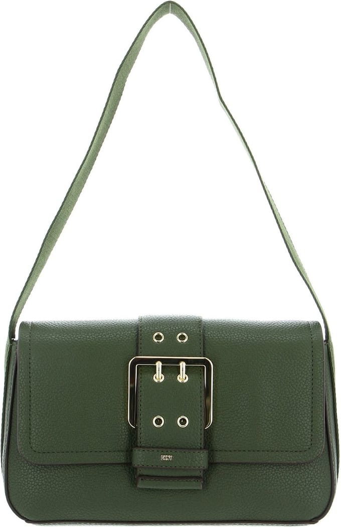 DKNY Schoudertas Rita Flap Demi Army Green Olijfgroen
