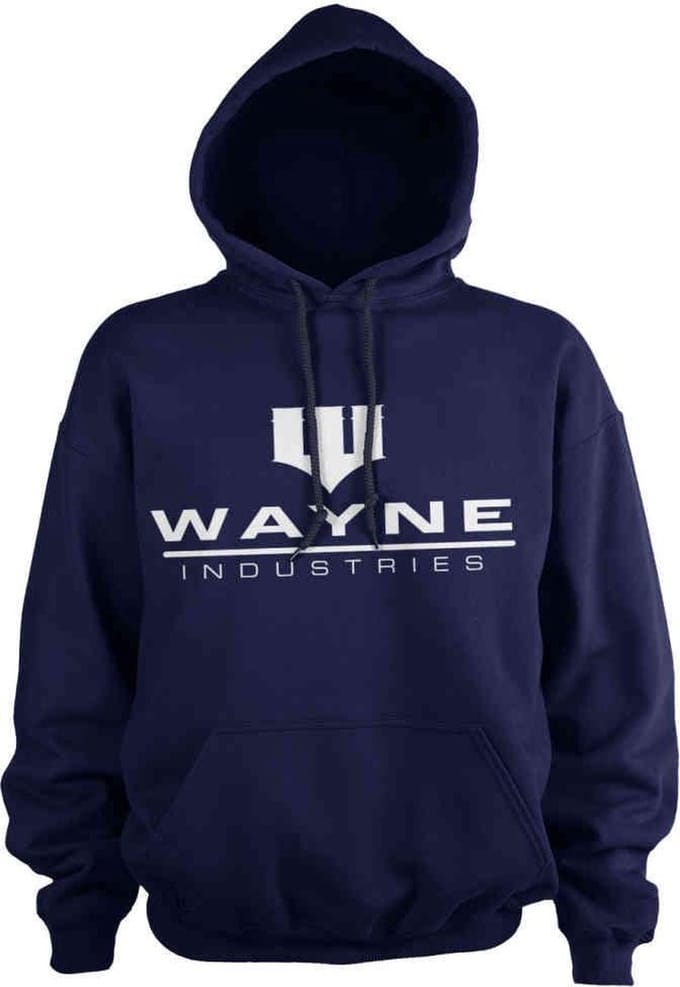 DC Comics Batman Hoodie/trui -M- Wayne Industries Logo Blauw