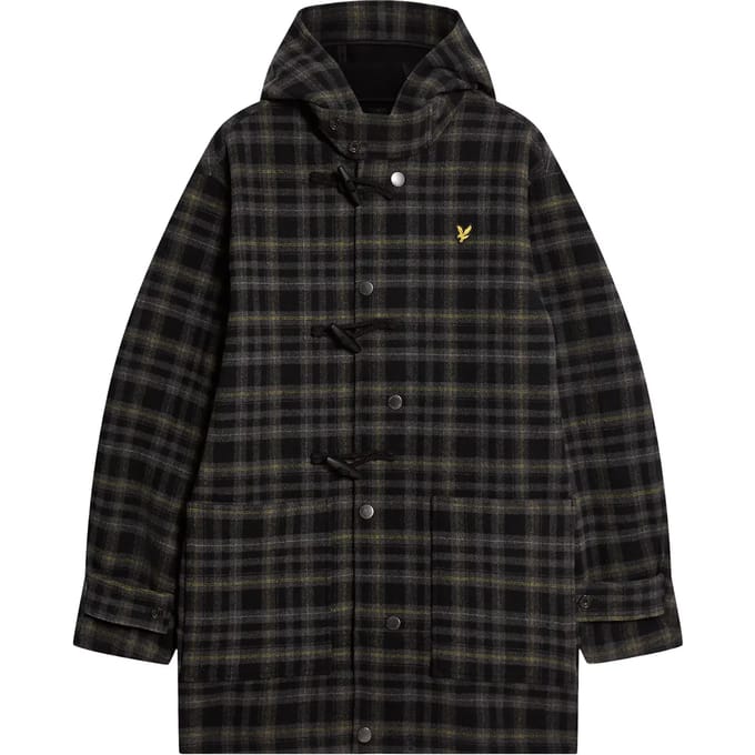 Modulaire tartanjas betreft jas Lyle & Scott