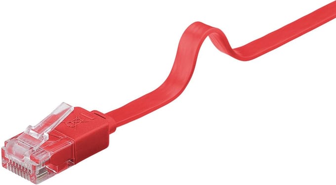 Wentronic CAT6 Netwerkkabel - RJ45 - Rood - 1 m