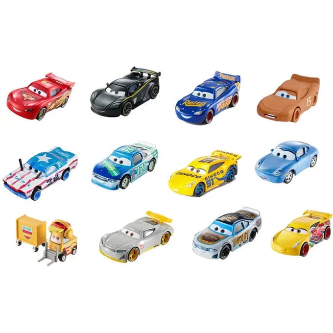 Metalen auto spelletjes Mattel Disney Pixar Cars (x12)