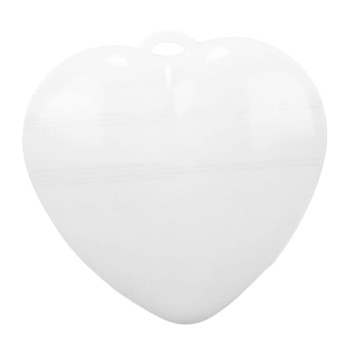 Hartvorm Portemonnee Tas LED Licht Sleutelhanger USB Oplaadbaar Licht voor Handtas Rugzak white