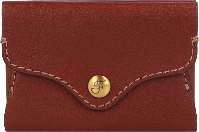 FOSSIL Kaarthoes Heritage Card Case Brown Bruine